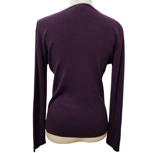 Coldwater Creek  silk plus cardigan - Picture 3 of 4